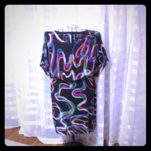 Asymmetrical Multicolor Dress